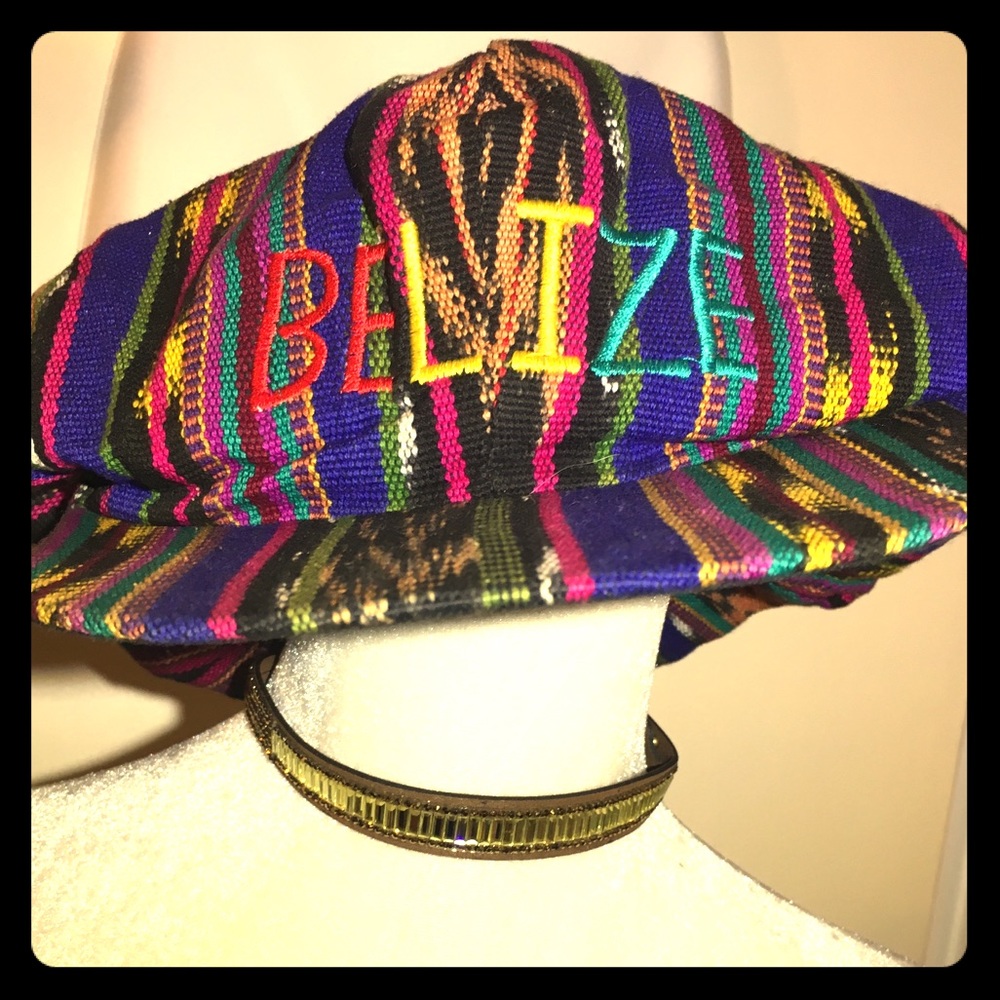 Belize Multicolor Oversized Brim Hat